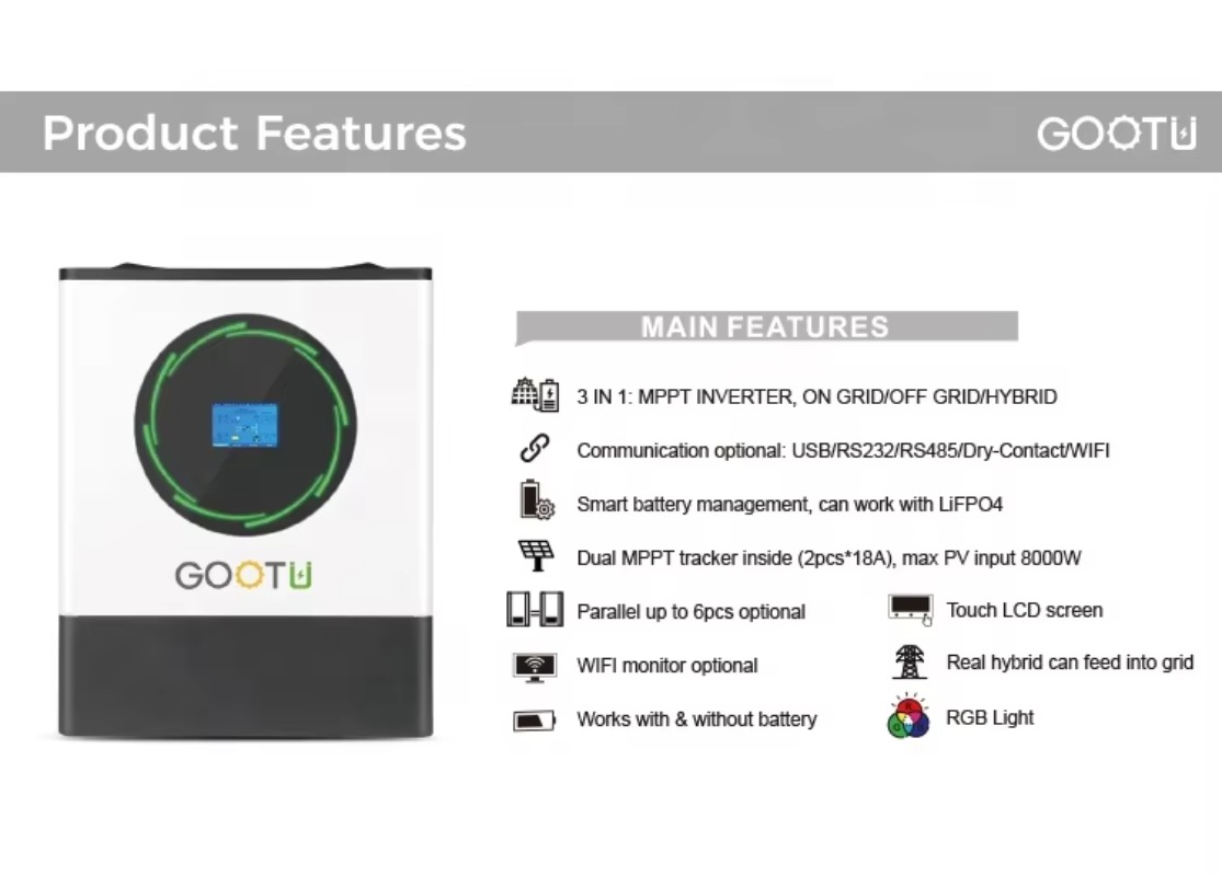 8KW 16KW 24KW Pure Sine Wave I - Mppt Charge Controller recension och pris