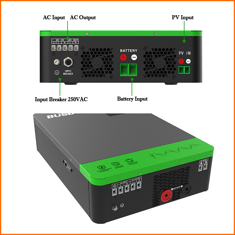 4.2KW 6.2KW Hybrid Solar Inver - Mppt Charge Controller recension och pris