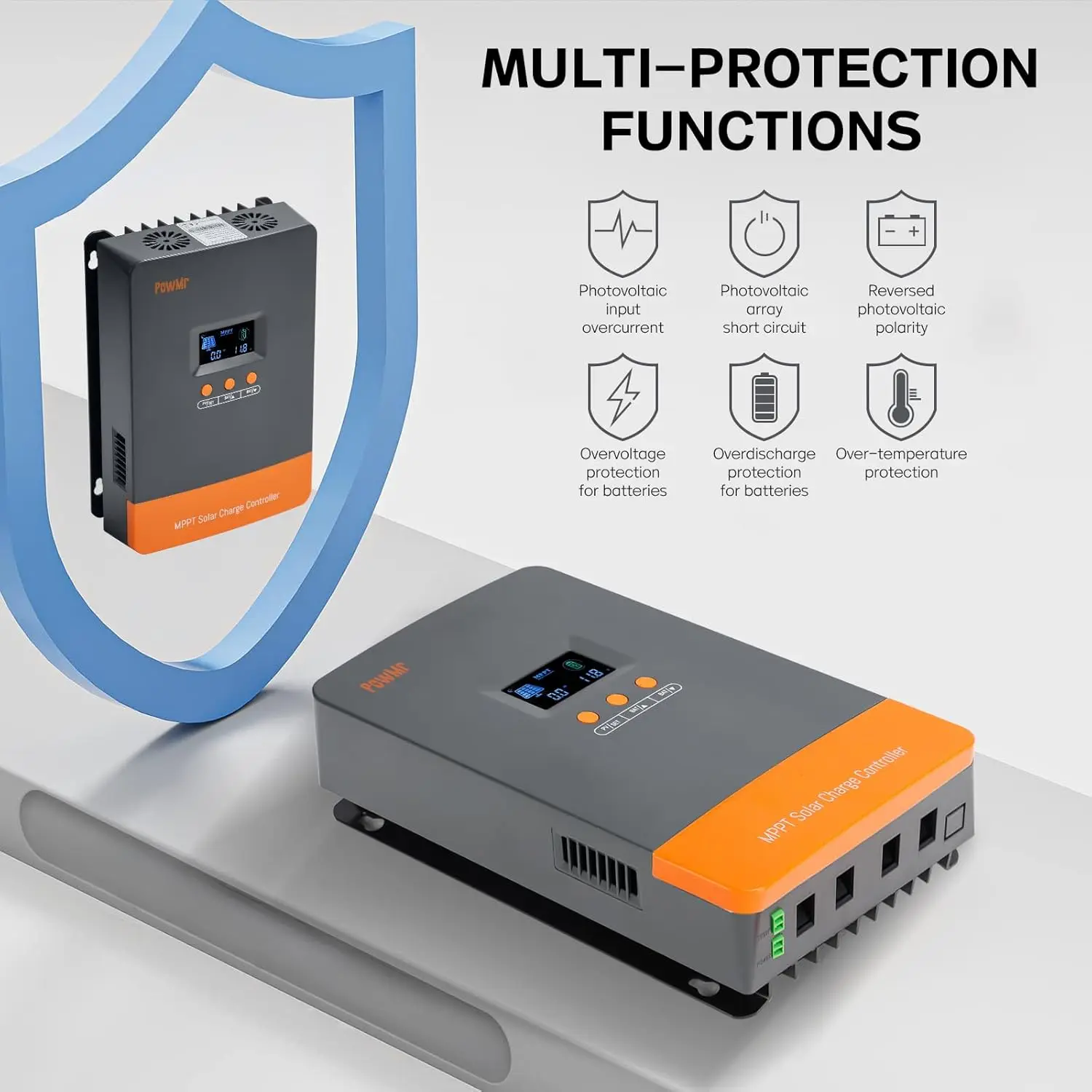 PowMr Hot Sale 12V 24V 48V Bat - Mppt Charge Controller recension och pris