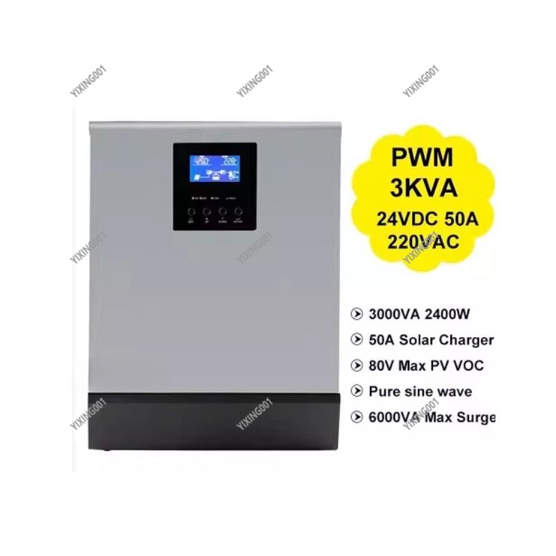 3KVA/2400W 24V Solar Inverter  - Mppt Charge Controller recension och pris