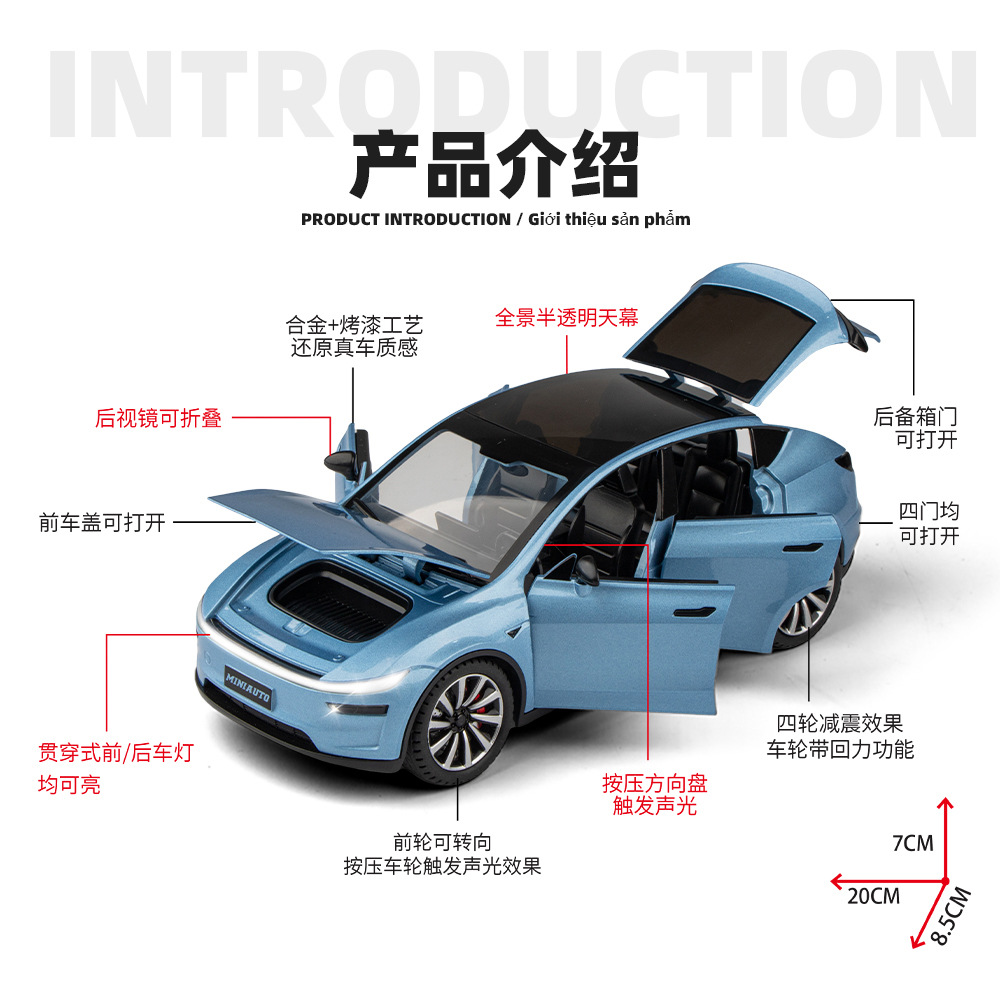 1:24 Scale Model Y Car Models  - Renewable Energy Infrastructure recension och pris