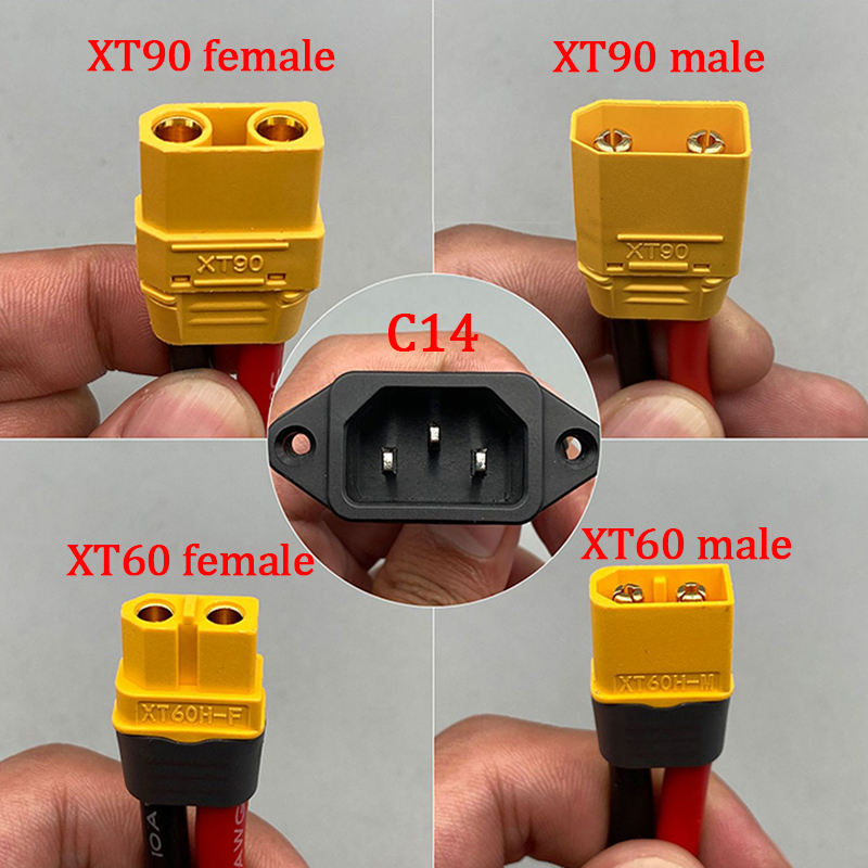 XT60/XT90 Male Female Plug to  - Renewable Energy Infrastructure recension och pris