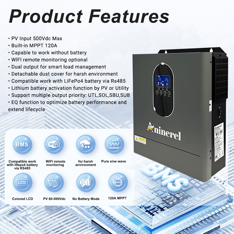 Aninerel 4.2KW 24V NEW 110-120 - Mppt Charge Controller recension och pris